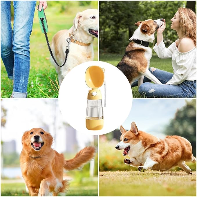 Dog Water Bottle, Leakproof Pet Drinking Bottle, Puppy Watering Dispenser for Walking Camping Outing Personal Pet Supplies Pets Protective Guard 500ml Capacity Professional Grade Authentic Model