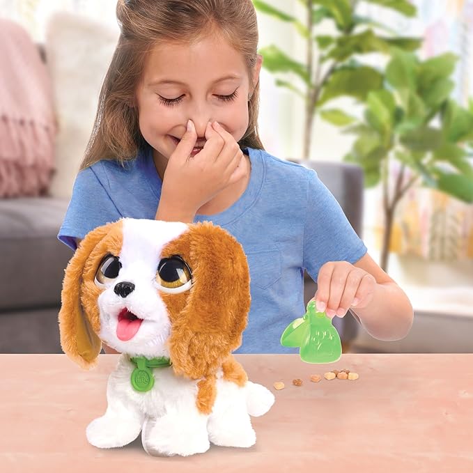 furReal Poop-a-Lots Cavalier King Charles Spaniel, Interactive Toy, for Boys and Girls, Ages 4 and Up, Kids Toys for Ages 4 Up by Just Play
