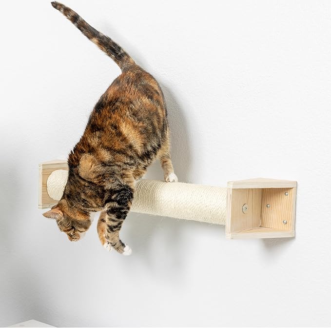 Armarkat Cat Wall Climber Series: Scratching Post W1907D, Natural Beige Medium