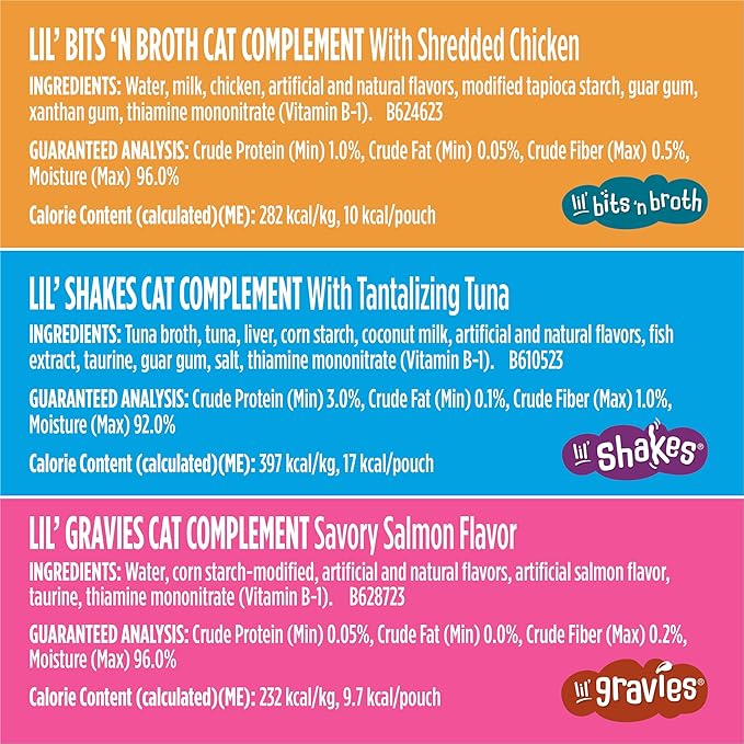 Purina Friskies Seafood and Poultry Faves Variety Pack Gravy Cat Food Complement - 24 ct. Box