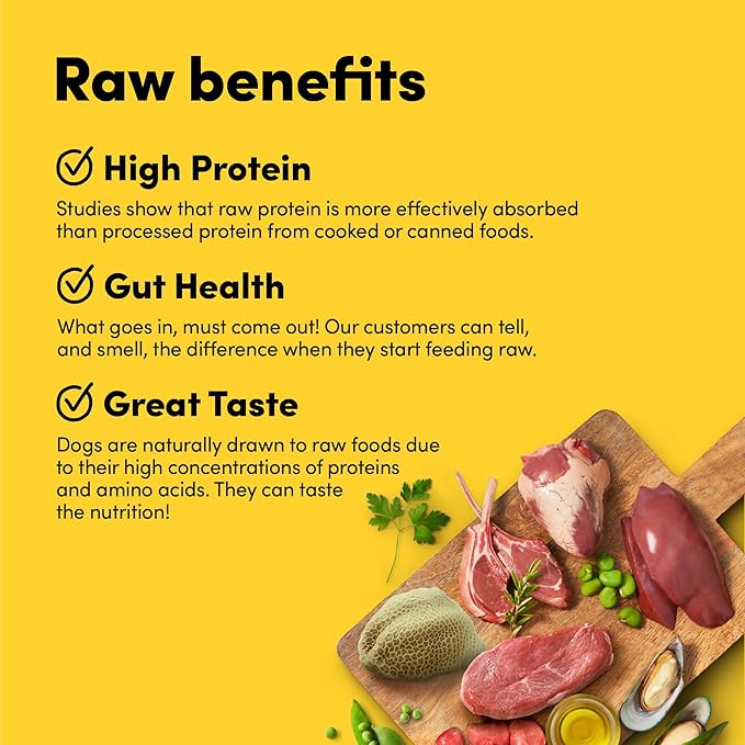 RawMix50 Premium Freeze-Dried Raw Grass-Fed Lamb Recipe Dog Food, Protein Rich, Includes Kibble, Non-GMO, No Wheat or Corn, 12 oz