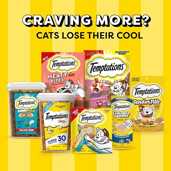Temptations Cat Treats MixUps Backyard Cookout Flavor Crunchy, Soft Cat Treats, 16 oz. Tub
