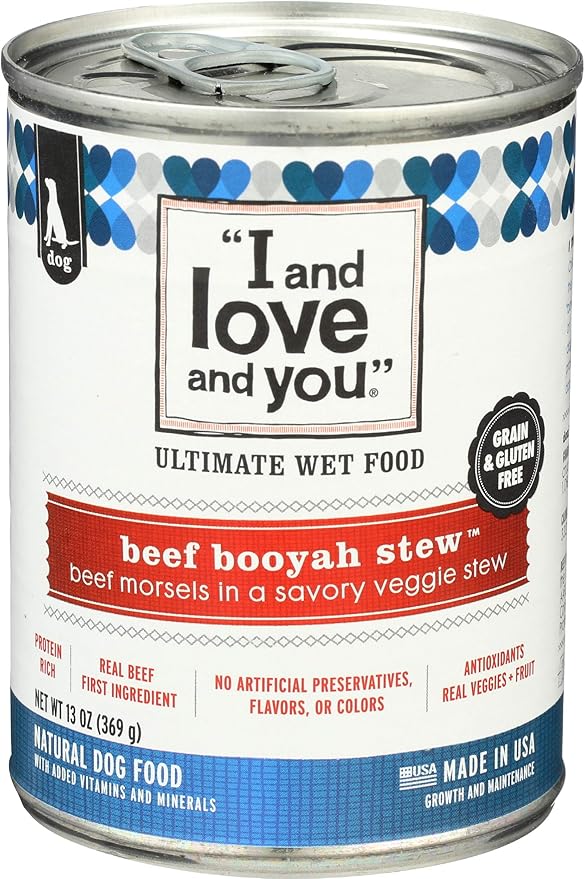 I & Love & U, Dog Beef Stew, 13 Ounce