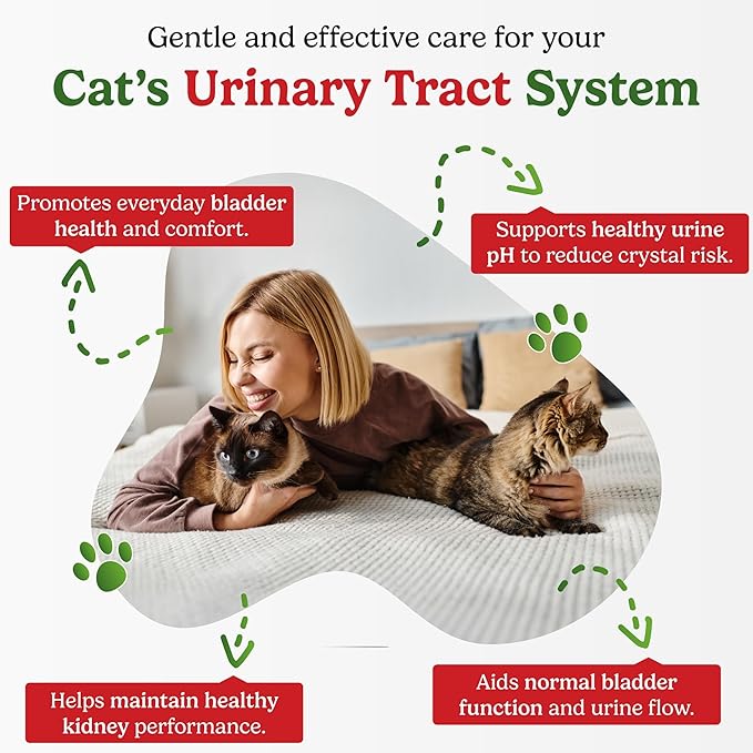 ANP Cat Urinary, Kidney & Bladder Support- Liquid Supplement with Cranberry & Herbal Blend, Natural Wellness Formula for Cats, Easy-to-Use, Tasty Chicken Flavor, 2 fl.oz /60 ml Bottle, 45 Day Supply