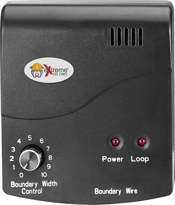 Extreme Dog Fence Electric Dog Fence + Behavior Trainer Contain + Train Dual Feature Solution and Expansion Components - 1 Dog System with 1000 Feet of 18 Gauge