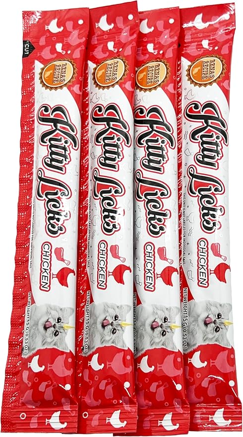 Rena's Recipe Kitty Licks Chicken Barrel (60 Tubes)