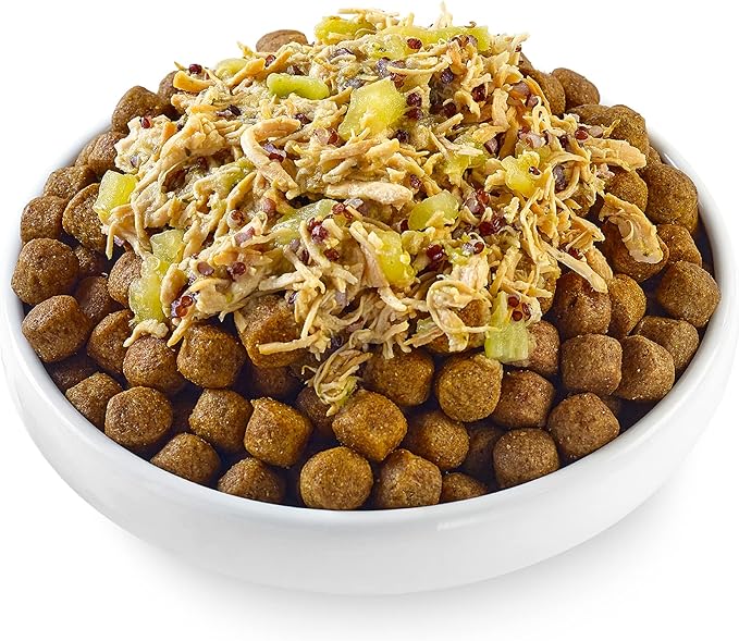 Applaws Taste Toppers, Limited Ingredient Dog Food Topper, Chicken with Broccoli, Apple & Quinoa in Broth (12 x 3oz Pouches)