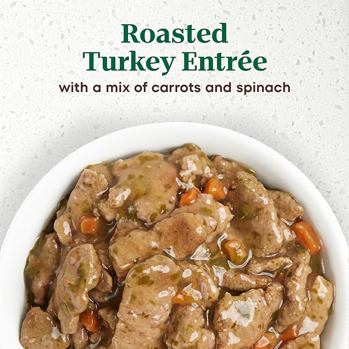 Nutro Ultra Wet Dog Food Grain Free Filets, Adult Dog Food Wet Recipe in Gravy Duck & Roasted Turkey Variety Pack, 3.5 oz. Trays (12 Count, Pack of 1)