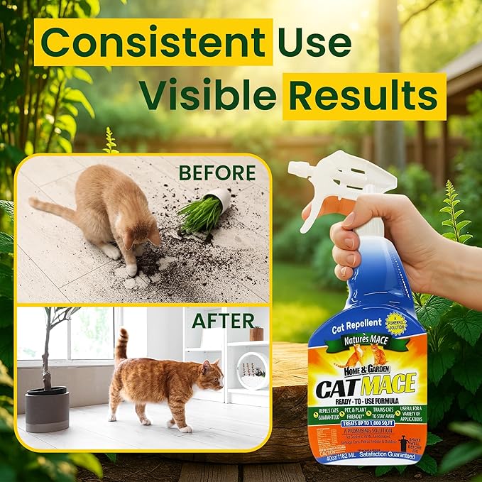 Nature's Mace Cat Repellent 40oz Concentrate