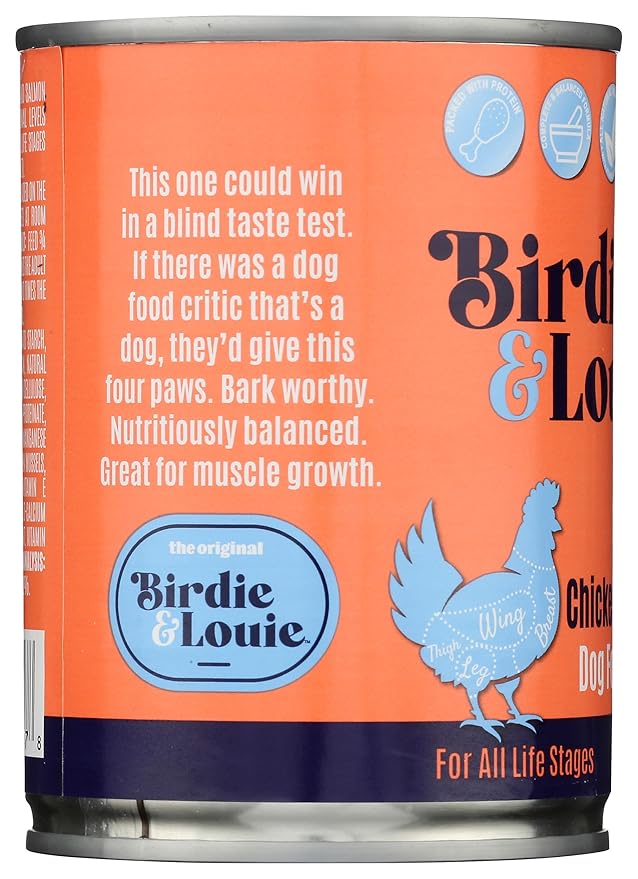 Birdie And Louie Food Wet Dog Chicken Salmon 13 OZ
