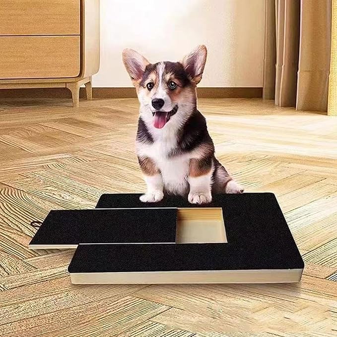 Scratch Pad for Dogs, Funny Cuttable Adhesive, Dog Nail Scratch Board Pet Supplies, for Puppy Small Medium Large Breed Play Stimulation, Boredom, Home