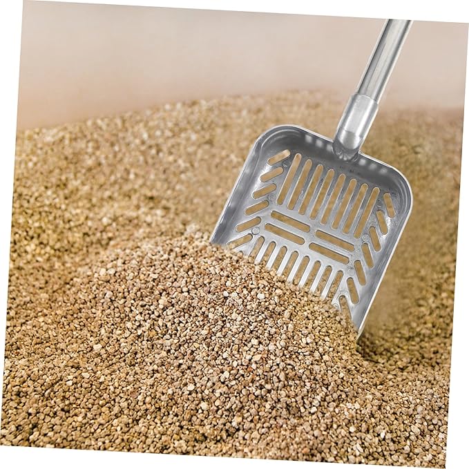 Long Handle Cat Litter Shovel Ergonomic Cleaning Tool for Scooping Non Slip Grip Design for Keeping Your Pet Litter Box Fresh and