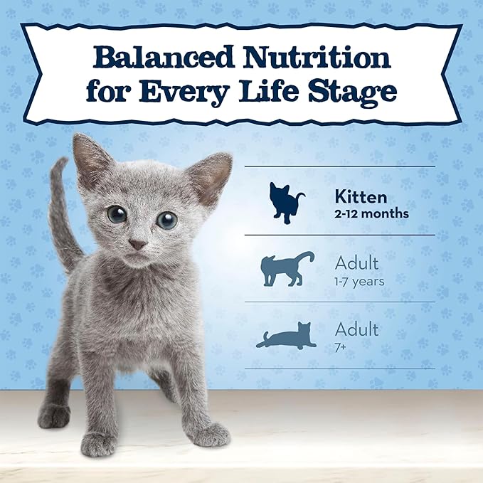 Blue Buffalo Baby Blue Natural Kitten Wet Cat Food, Healthy Growth Formula with DHA, Chicken Recipe Multi-Pack, 3-oz Cans (24 Count)