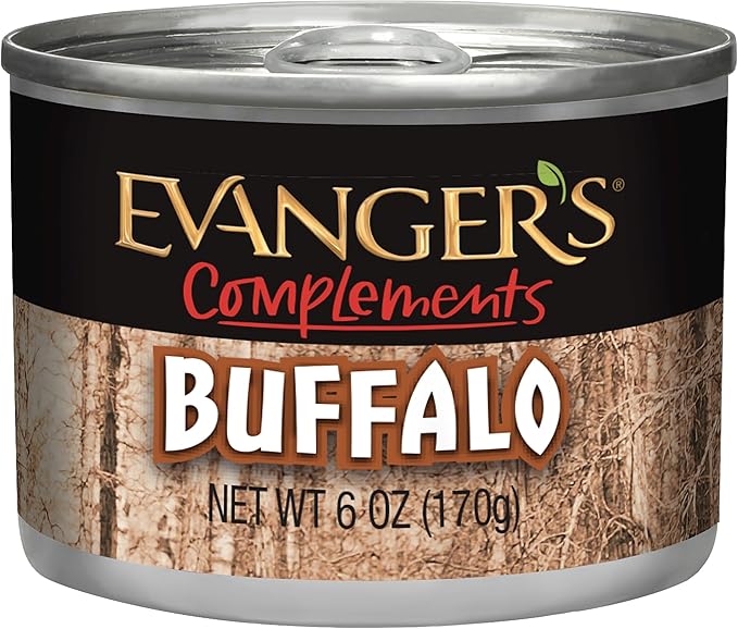 Evanger's Super Premium 100% Buffalo for Dogs, Case of 24