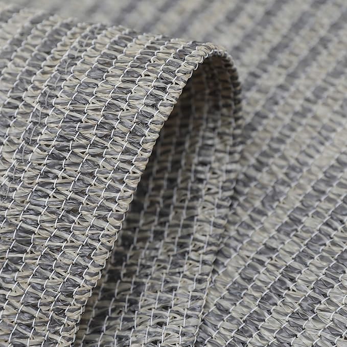 LOVE STORY Balcony Privacy Screen, 3'x16' Deck Shield Screen Fence Cover,UV Protection and Weather-Resistant,3 FT Height for Deck, Patio, Backyard, Outdoor Pool, Porch, Railing, Beige-Grey
