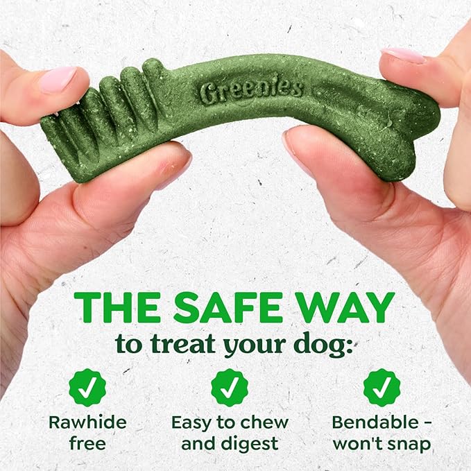 Greenies Veterinarian-Recommended Natural Dental Dog Treats, Large Size, Original Flavor, 36 oz. Pack, 24 Count