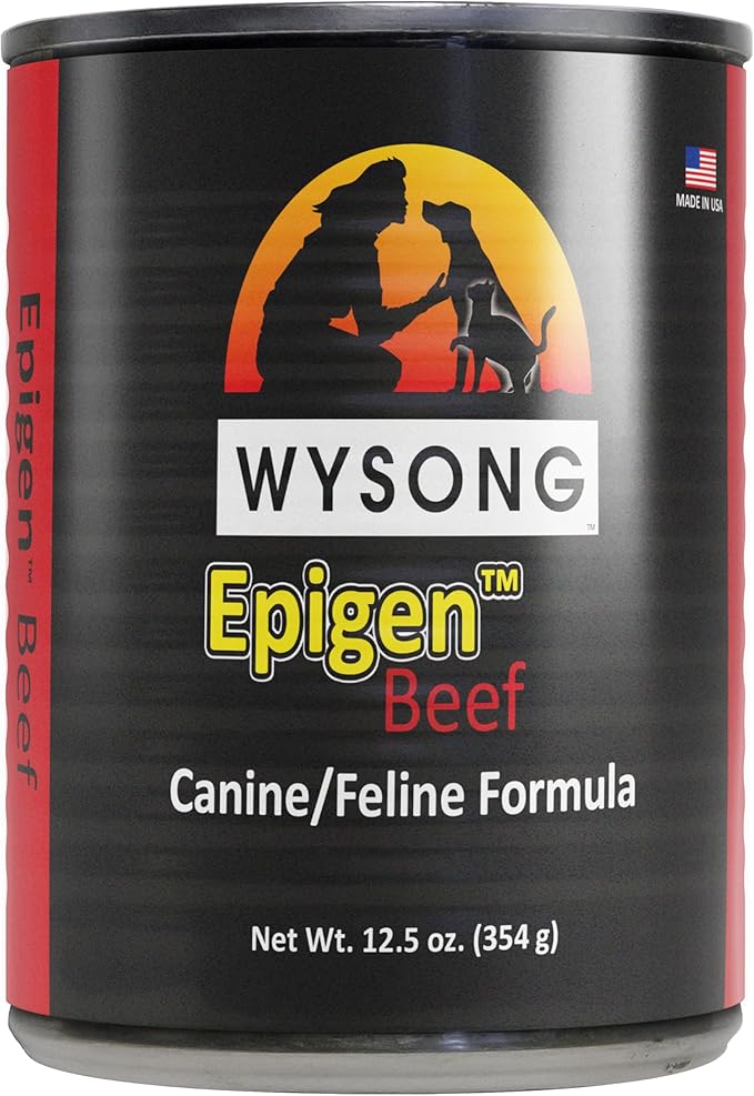 Wysong Epigen Beef Canine/Feline Canned Formula Dog/Cat/Ferret Food, 12.5 Ounce Can (Pack of 6)