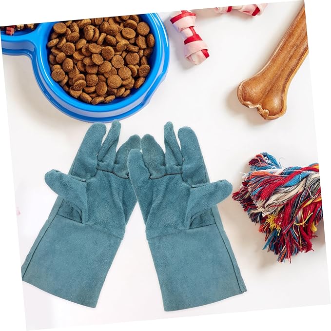 POPETPOP 1Pair Pet Training Gloves Reusable Bite Gloves for Handling Durable Scratch Resistant Design Comfortable Fit for Pet Grooming and Training for Dog and Cat Owners