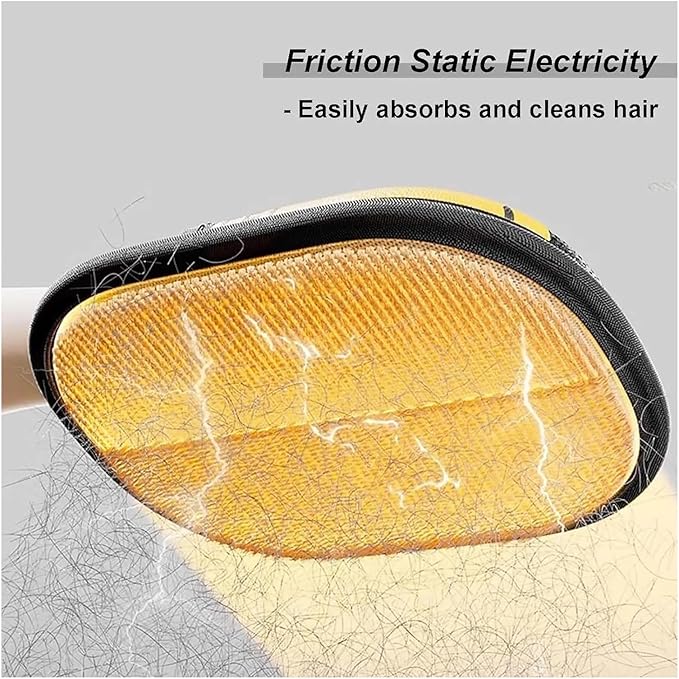Pet Hair Removal Gloves, cat and Dog Grooming and Massage Gloves, Furniture, Clothing, Sofa, and car seat Hair Removal Device