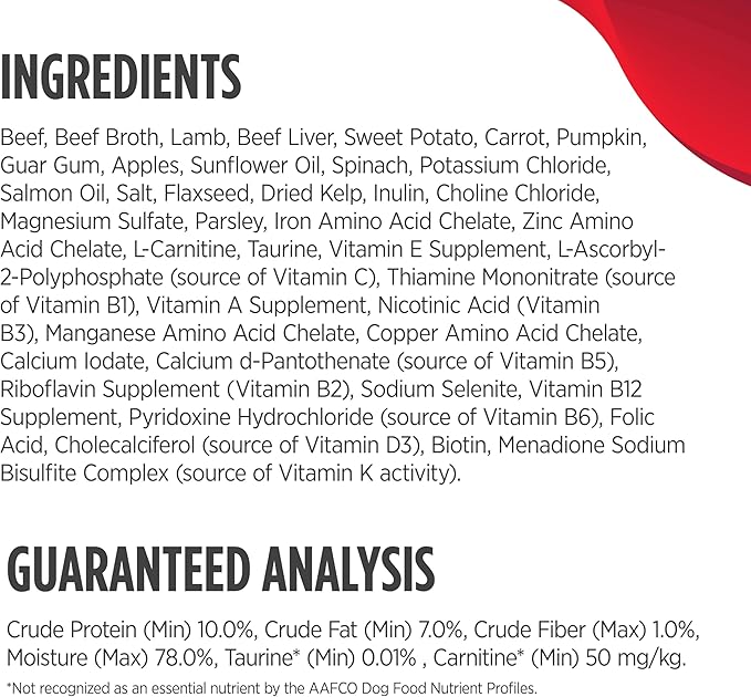 Nulo Grain-Free Small Breed Wet Canned Puppy & Dog Food, Beef and Lamb 2.8 Ounce, 12 Cans