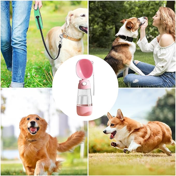 Dog Water Bottle, Leakproof Pet Drinking Bottle, Puppy Watering Dispenser for Walking Camping Outing Personal Pet Supplies Pets Protective Guard 500ml Capacity Professional Grade Authentic Model