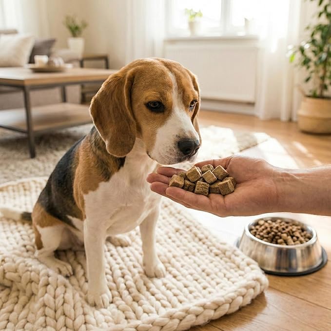 Fieldcrest Farms Chicken Liver Toppers – All-Natural Freeze-Dried Dog Food Topper or Treat, Single Ingredient, Raw & Grain-Free, 12 oz.