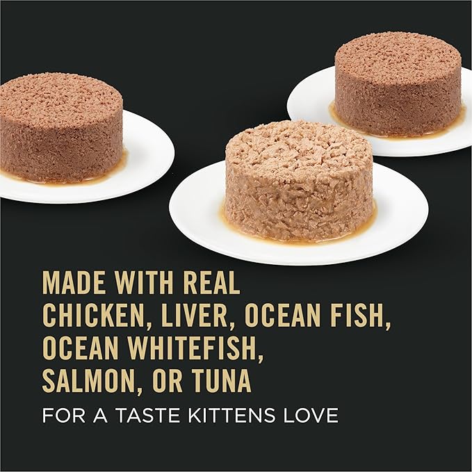 Purina Pro Plan High Protein Wet Kitten Food Variety Pack,Development Kitten Favorites - 3 oz. Cans,(Pack of 4)