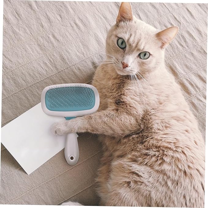 TOYANDONA 1Pc Pet Massage Comb Portable Grooming Tool for Cats Dogs Hair Removal Needle Comb Design for Daily Use Bathing for Pet Owners