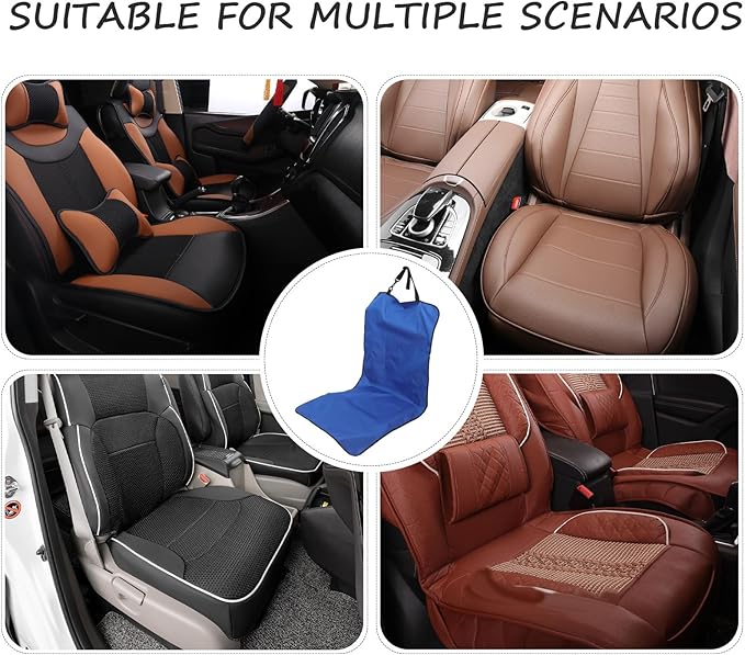 Alipis Pet Car Seat Cover Waterproof Oxford Cloth 106x49 Cm Sturdy Automotive Pet Supplies Car Seat Protector Pad for Dogs Travel Cushion Blue