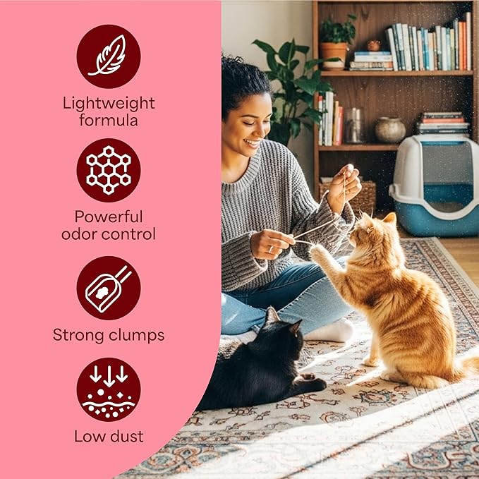 Fresh Step Odor Shield Light Weight Advanced Multi Cat Clumping Litter with Febreze Freshness, 11.5 lb, Pack of 2 (Package May Vary)