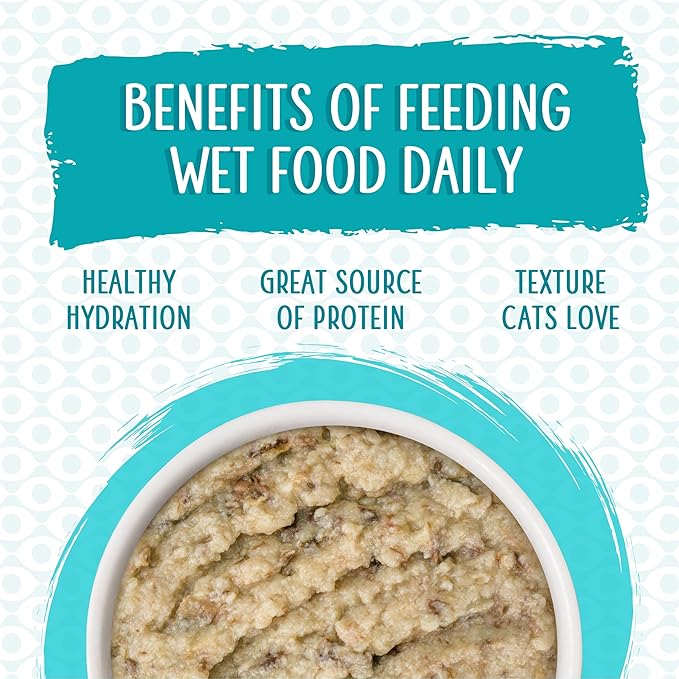 Weruva Wet Cat Food, Family Food with Chicken and Tuna Pate, 2.8oz Slide N Serve Pouch, Pack of 12