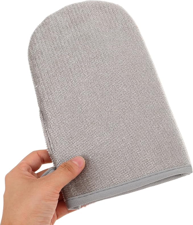 UPKOCH 2pcs Pet Hair Remover Glove: Electrostatic Pet Hair Removal Glove for Furniture Clothes - Double-Sided Grooming Mitt for Dogs Cats