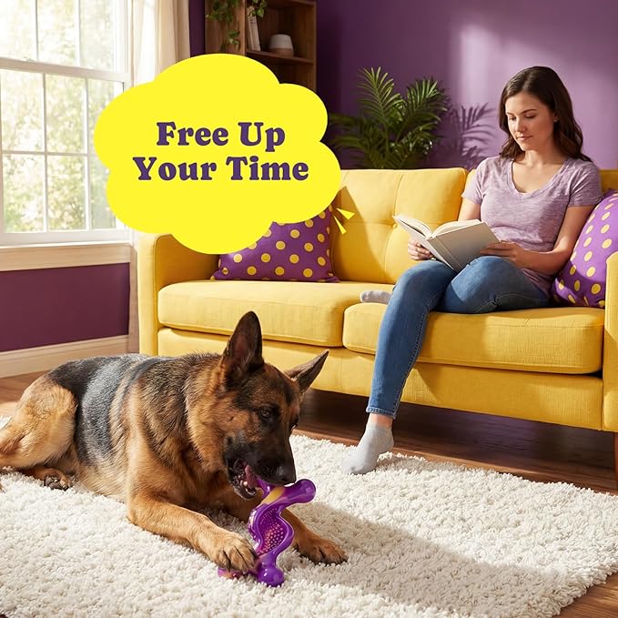 Dog Toys for Aggressive Chewers: Larger Size, Weighing 400g, 2 Pack Tough Dog Toy for Medium & Large Dogs Weighing 20-70 lbs, Indestructible Dog Chew Toys