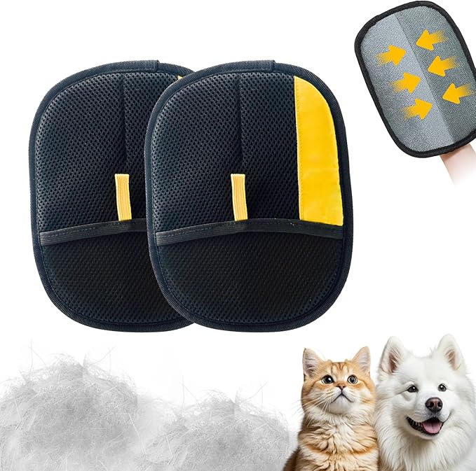 Purepath Hair Removal Glove, Electrostatic Pet Hair Removal Gloves, Pure Path Hair Remover Glove for Pet, Reusable Dog Cat Hairs Remover Mitt for Bed Sheets Couch Clothes Carpet Car Seat