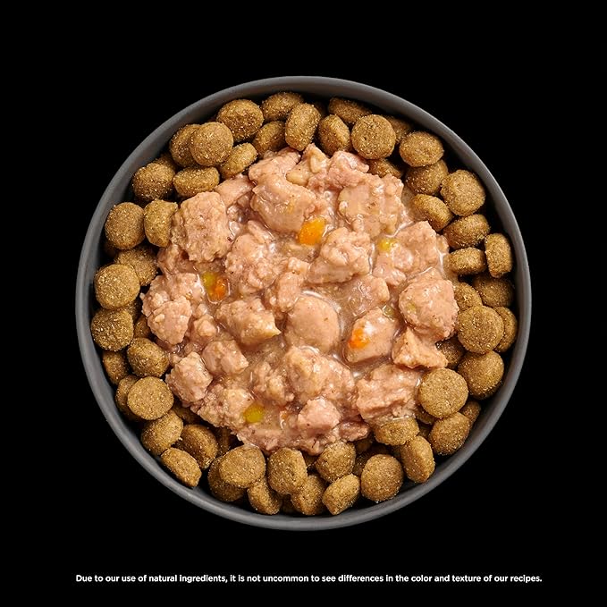 Go! Solutions Tranquility Minced Chicken with Gravy Topper for Dry Food with Broth, Healthy Wet Dog Treat to Support a Happy Mood, for Puppies, Adults, & Seniors, 2.8 oz Pouch (12 Pack)