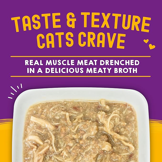 Stella & Chewy's Carnivore Cravings Wet Cat Food - Premium Pouches - Grain Free, High Protein Chicken & Chicken Liver - Perfect for Pickey Eaters - Complete Meal or Topper (2.8 oz, 12 Pack)