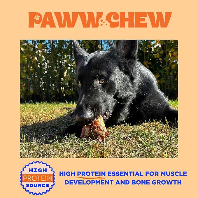 PAWW CHEW Beef Liver Food Topper & Knee Caps for Dogs, 100% Natural, Made in The USA, Dog Seasoning for Food, Meal Topper for Picky Eaters