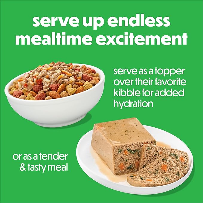 Purina Beneful Freshly Prepared Classics with Lamb, Chopped Kale and Carrots Pate Dog Food - 9.5 oz Carton (Pack of 6)