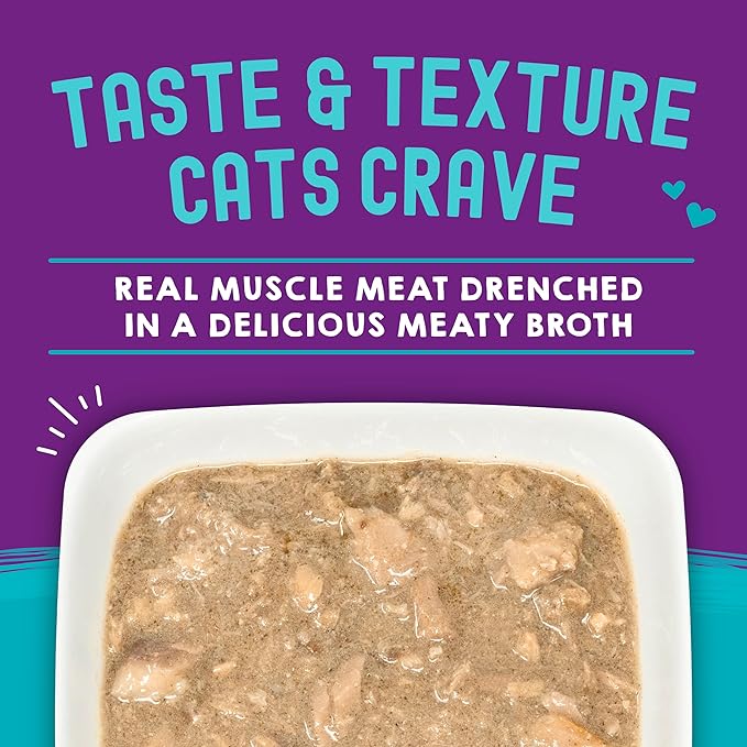 Stella & Chewy's Carnivore Cravings Wet Cat Food - Premium Pouches - Grain Free, High Protein Salmon, Tuna & Mackerel - Perfect for Picky Eaters - Complete Meal or Topper (2.8 oz, 12 Pack)