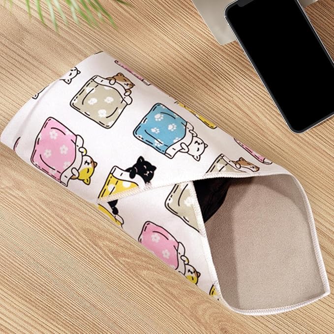 Cat Wrap | Self-Adherent Cat Nail Trimming Restraint Wrap | Anti-Scratch Control Multifunctional Anti-Escape Washing Grooming Indoor Clip Nails Clean Ears Animal Trimming Clipping