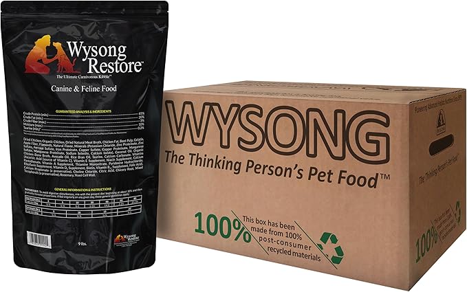 Wysong Restore Canine and Feline Food 9 -lb Bag/case of 5
