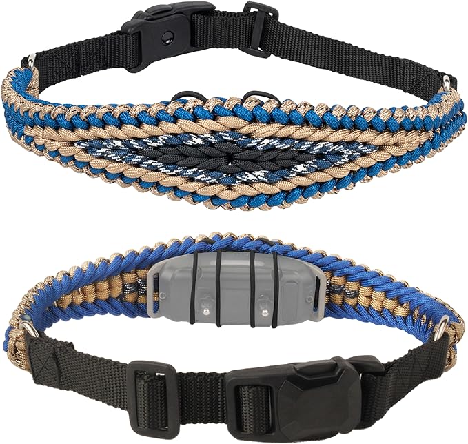 E-Collar Cover - For Large Dogs with 22-25" Neck Size - Adjustable Nylon Cord, Quick Release Buckle, Heavy Duty Loop Strap Compatible with Dogtra, Educator, SportDog, Garmin, Bousnic, Jugbow (Riviera)