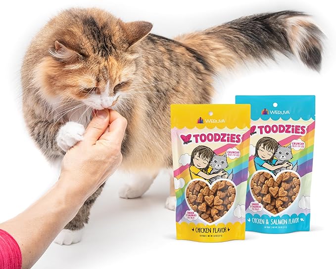 Weruva BFF Toodzies, Chicken Crunchy Cat Treats, 2oz Bag
