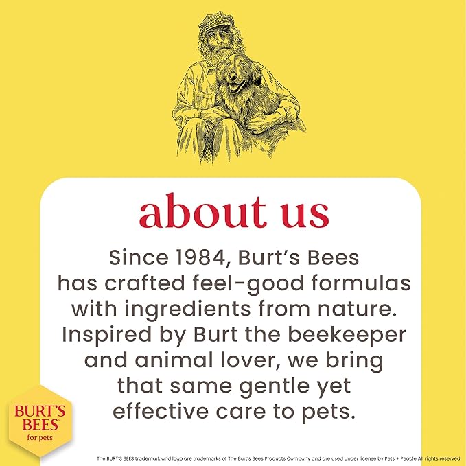 Burt’s Bees for Pets Hypoallergenic Cat Shampoo with Shea Butter and Honey, Gentle Kitten Shampoo for Indoor Cats with Dry or Sensitive Skin, Cat Bathing Supplies, 10 Fl Oz