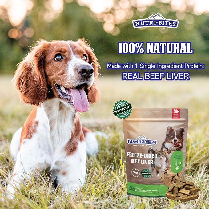 Nutri Bites Freeze Dried Treats (17.6, Beef Liver)