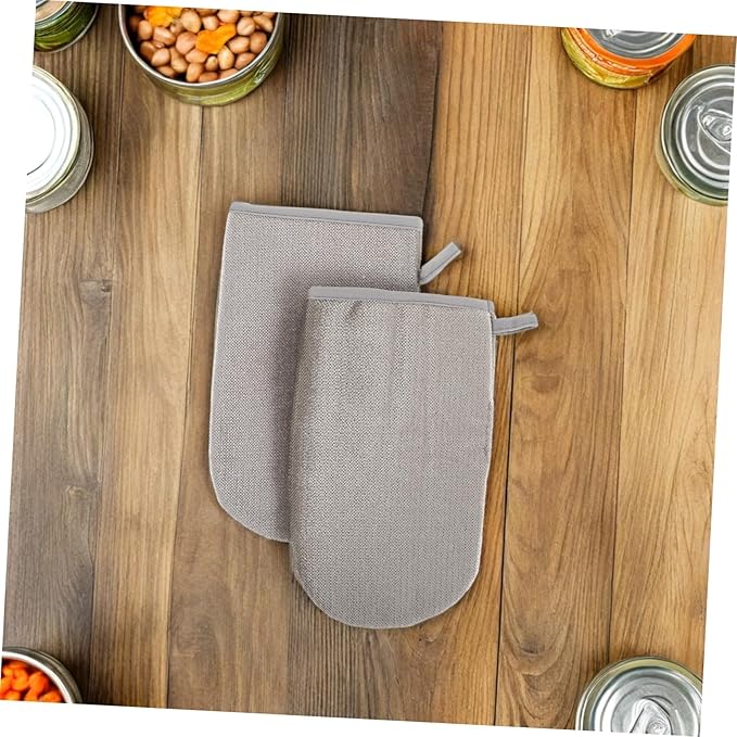 2pcs Dual-Sided Pet Hair Remover Gloves Reusable Grooming Mitt for Cats Dogs Electrostatic Static Removal for Furniture Curtains Comfortable Flexible Hair Removal Tool
