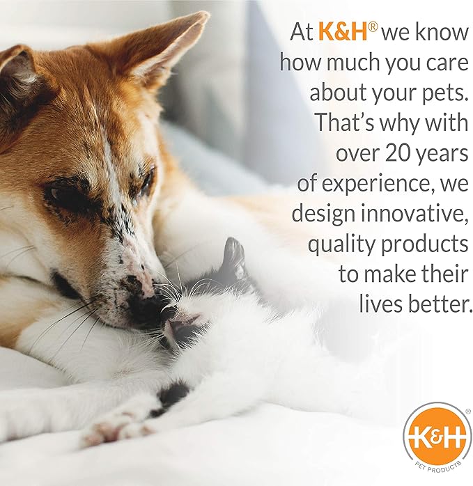 K&H Pet Products Bolster Dog Cot, Cooling Indoor Outdoor Elevated Cot Hammock Dog Bed with Removable Washable Bolsters, Washable Mesh Cover, Raised Metal Frame - Large 42 X 30in Chocolate