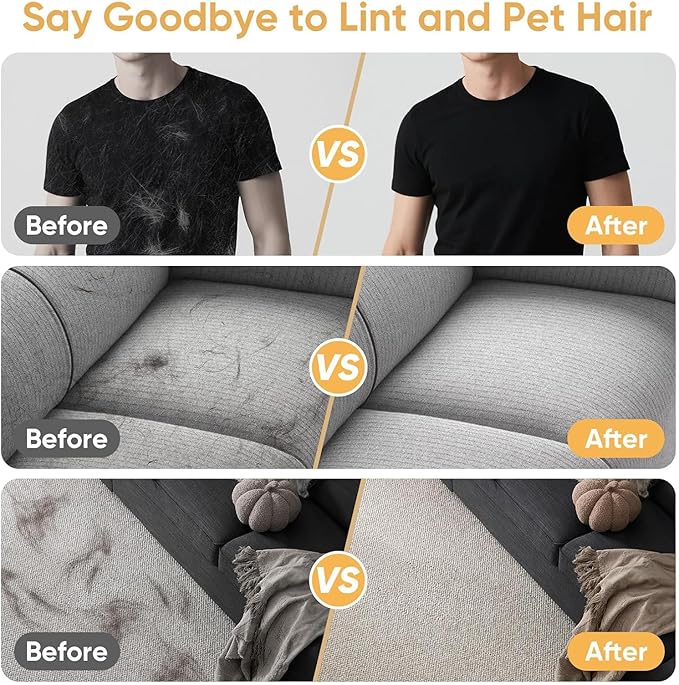Pet Dog Hair Remover, Electrostatic Pet Hair Removal Glove, Pet Hair Removal Tool, 2025 Newly Upgraded Pet Animal Fur Removal Tool for Bed Sheets, Blankets, Sofas - 1 Piece