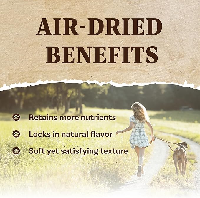 A Freschi srl Air-Dried Puppy & Adult Dog Food - Real Turkey & Salmon Recipe | Grain-Free | High-Protein for Toy, Small & Large Breeds | Ideal for Picky Eaters, 1 lb Starter Bag