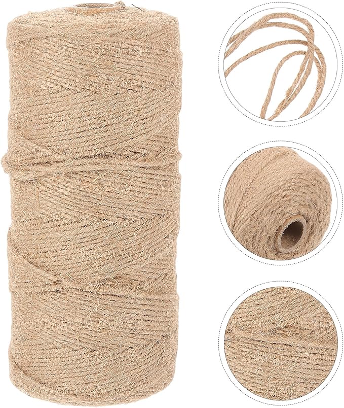 Cat Natural Sisal Rope Multifunction Decor Cat Rope Cat Scratcher Rope for Scratching Post Tree Cat Scratching Board 1 roll